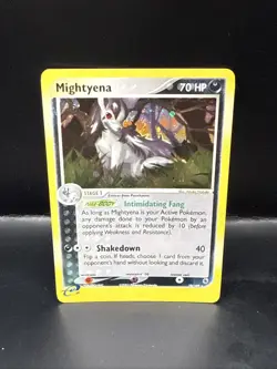 Pokemon Card TCG Mightyena 10/109 EX Ruby and Sapphire Holo Rare - Image 3