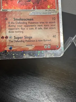 Magmar ex 100/109 Ruby and Sapphire Holo Pokemon TCG - HP - Image 2