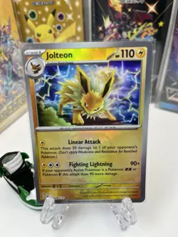 Jolteon (Master Ball Pattern) 029/131 Sv: Prismatic Evolutions Pokemon TCG NM - Image 1