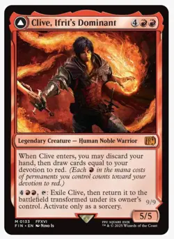 Clive, Ifrit's Dominant 0133 Mythic Non-Foil FFXVI FIN MTG FINAL FANTASY EN NM/M - Image 1