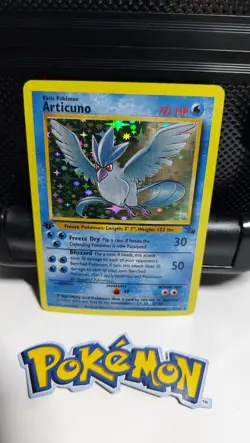 Articuno 1st Edition - English Pokemon Fossil Set 1999 - Holo Vintage/Artcard - Image 1