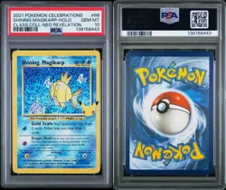 Pokemon TCG Shining Magikarp Celebrations Classic Collection Card 66/64 PSA 10 - Image 3