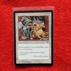 Magic: The Gathering Humility Tempest Enchantment White 1997 - Image 1