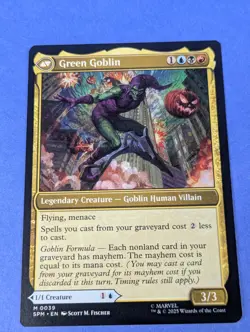 MTG: Marvel's Spider-Man: Norman Osborn / Green Goblin #0039 Mythic - NM - Image 2