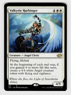 Jumpstart 2022 Valkyrie Harbinger 261 Creature - Angel Cleric R - Image 1