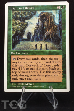 Sylvan Library - 1997 Magic the Gathering - 5th Edition Regular - Image 1