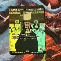 Mayor Tong of Chin Village - Drannith Magistrate - FOIL M MTG Avatar TLE 0002 - Image 1