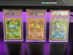 Pokemon Charizard/Blastoise/Venusaur Holo Set - PSA 10 Celebration - Image 1