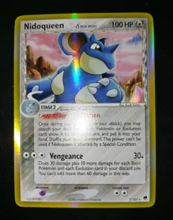 POKEMON TCG NIDOQUEEN 7/101 ENG NM HOLO REVERSE DRAGON FRONTIERS NO BGS PSA - Image 1