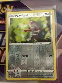 Pokemon TCG Pawniard Crown Zenith 092/159 Reverse Holo NM - Image 1