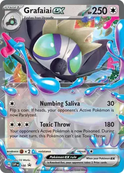 Grafaiai ex SVP100 Pokemon TCG Black Star Promo - Image 1