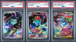PSA 10 Bulbasaur Ivysaur Venusaur AR SAR Set 087/063 Mega Brave Pokemon Japanese - Image 1