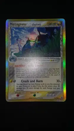 POKEMON METAGROSS STAMPED EX DELTA SPECIES 11/113 ENG GOOD NO SHINING CHARIZARD - Image 1