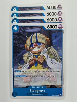 One Piece - 4x EB04-026 Bluegrass - Common - Image 1