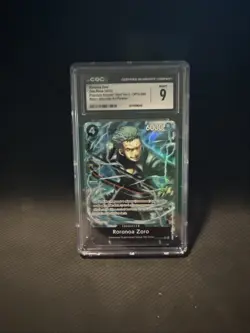 One Piece TCG Roronoa Zoro Alt Art OP10-095 Premium Booster The Best Vol 2 CGC 9 - Image 1
