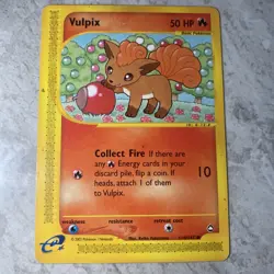 Pokemon TCG - Vulpix - 116/147 - Aquapolis - Non Holo - 2002 - Image 1