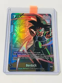 BARDOCK FB08-111 Gold Foil Alternate Alt Art Dragon Ball Super Fusion World Card - Image 3