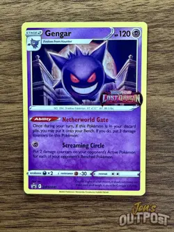 Pokemon Card Gengar SWSH241 Black Star Promo - US Seller - Image 1