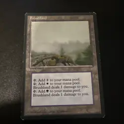 Brushland Ice Age Regular Ex Condition MTG Magic The Gathering Card - Image 1