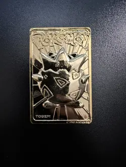 Pokemon 23K Gold Plated Trading Card | Togepi | Burger King Edition - Image 1