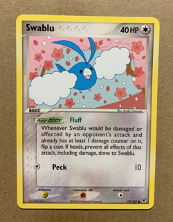Swablu 79/107 EX Deoxys- Common Pokemon Card - NM/Mint - Image 1