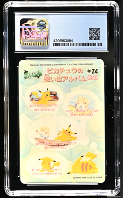 CGC 6.5 Pikachu & Togepi 24 Japanese Bandai Sealdass Fancy Graffiti Pokemon Card - Image 2