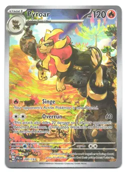 Pyroar 200/193 Illustration Rare Pokemon Card Paldea Evolved NM - Image 1