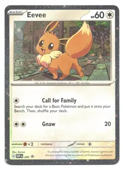 Eevee - SVP200 - Cosmos Holo - Destined Rivals Blister Pokemon Promo Card - NM - Image 1