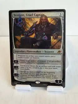 MTG Tezzeret, Cruel Captain Planeswalker Mythic Foil Edge of Eternities #2 - Image 1