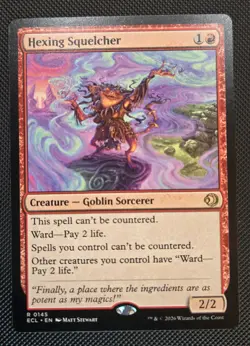 Hexing Squelcher Lorwyn Eclipsed Regular NM R 0145 - Image 1