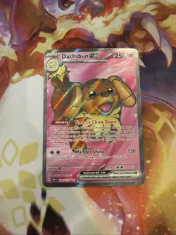 Dachsbun ex 160/142 Stellar Crown (SCR) NM Full Art Pokemon Card - Image 1