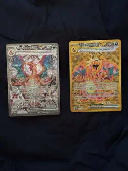Charizard Ex 223/197 and Charizard Ex 228/197 Pokemon Cards- Obsidian Flames - Image 1