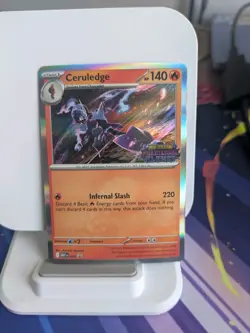 Ceruledge (Prerelease) 014 MEP Mega Evolution Black Star Promo Holo Pokemon TCG - Image 1