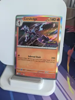 Ceruledge (Prerelease) 014 MEP Mega Evolution Black Star Promo Holo Pokemon TCG - Image 2