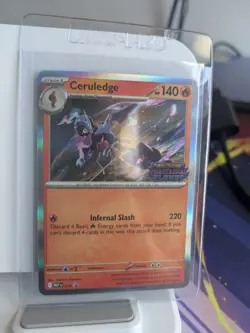 Ceruledge (Prerelease) 014 MEP Mega Evolution Black Star Promo Holo Pokemon TCG - Image 4