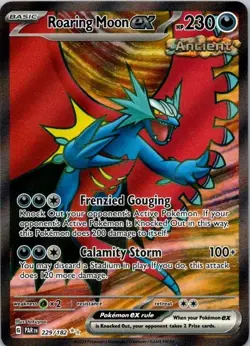 Pokemon TCG - Roaring Moon ex - 229/182 - SV04: Paradox Rift NM (SKU 1-1) - Image 1
