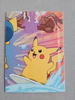 Topps Pokemon #132 Ditto Pikachu, 2000, Blue Logo, 5 of 10, Rare - Image 2