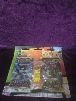 Pokemon Back to School 2-Pack Eraser Blisters Evee and Pikachu Evolving Skies - Image 5