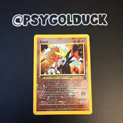 Pokemon TCG Entei Wizards Black Star Promos 34 Holo Promo played - Image 1