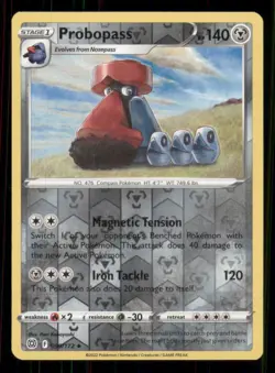 Probopass SWSH09: Brilliant Stars #099/172 Uncommon Reverse Holo Pokemon LP - Image 1
