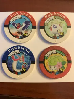 Togepi Shaymin +2 Pokemon Battrio Arcade Coin Lot TOMY Japanese Nintendo Japan - Image 1