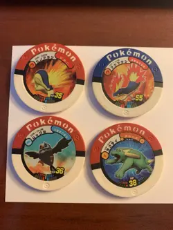 Cyndaquil Quilava +2 Pokemon Battrio Arcade Coin Lot TOMY Japan Nintendo Japan - Image 1