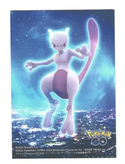 MEWTWO Pokemon Center Go Community Day CAMPAIGN Sticker Japanese Exclusive - Image 1