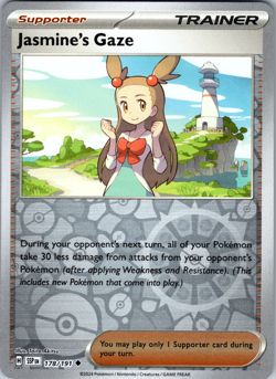 Jasmine’s Gaze Reverse Holo 178/191 SV08: Surging Sparks Uncommon - NM - Image 1