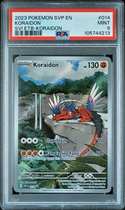 Pokemon Scarlet & Violet SVP EN - Koraidon #014 Black Star Promo - PSA 9 - Image 1