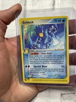 GOLDUCK 17/100 EX Sandstorm Regular Unlimited Vintage Pokemon TCG NM Near Mint - Image 1