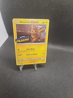 Pokemon TCG Detective Pikachu SM190 Stamped Holo Movie DVD Promo, Sealed - Image 1