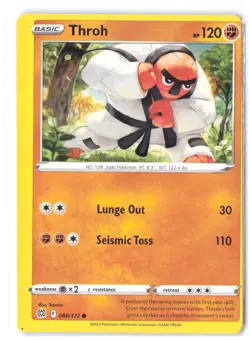 Pokemon MISCUT ERROR Throh 080/172 SWSH09: Brilliant Stars LP Normal - Image 1