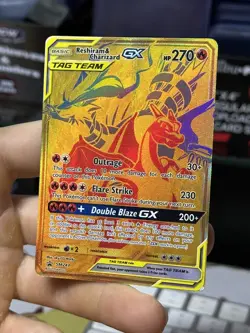 Reshiram & Charizard GX SM247 Black Star Promo 2021 Tag Team Pokemon Card TCG - Image 3