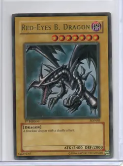 Yu-Gi-Oh Starter Deck: Joey Red-Eyes B. Dragon #SDJ-001 Ultra Rare 1st Edition - Image 1